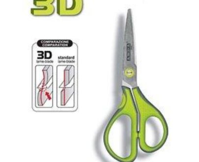 Forbice da ufficio Revolution 3D 13 cm Verde / Grigio - Arda