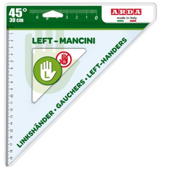 Squadra 45° - 30cm per mancini Arda