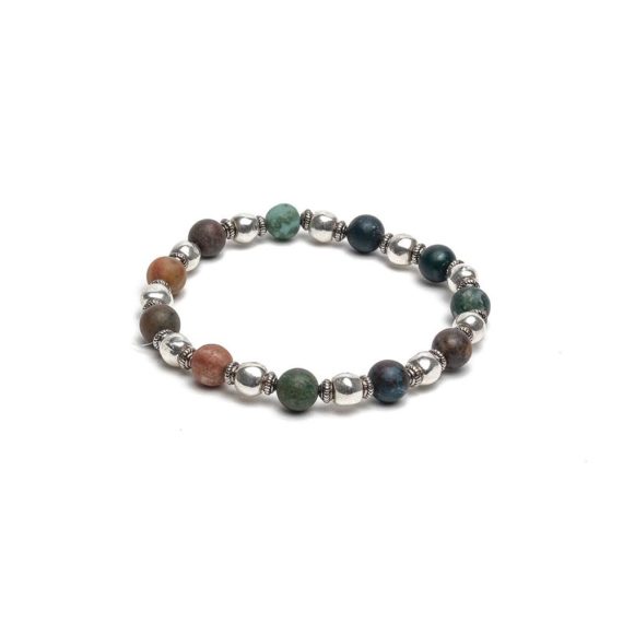 VESTOPAZZO - BRACCIALE ELASTICO SFERE MULTICOLOR - LOM1007