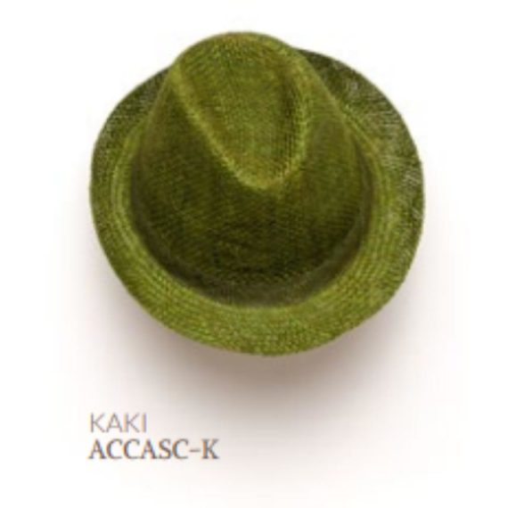 Cappello cowboy sisal unisex kaki