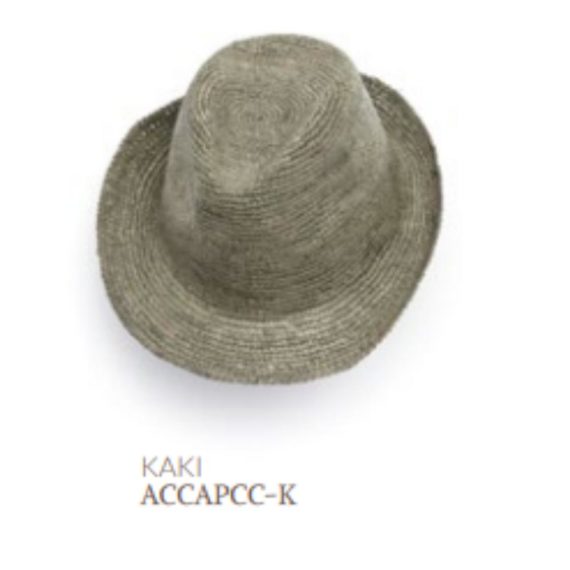 Cappello petit cowboy crochet kaki