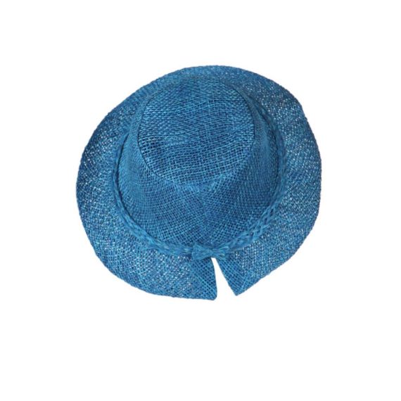 Cappello Sisal Rondine turchese