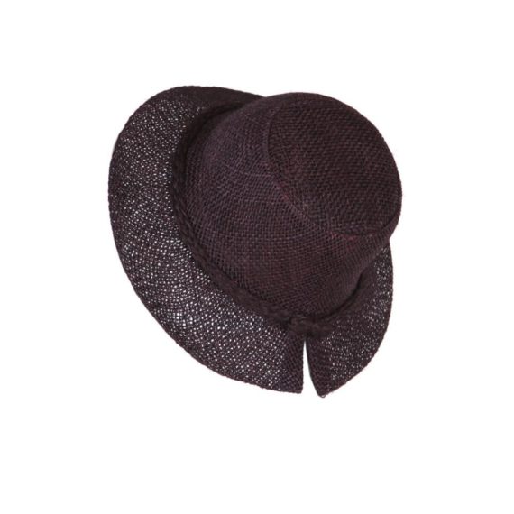 Cappello Sisal Rondine marrone