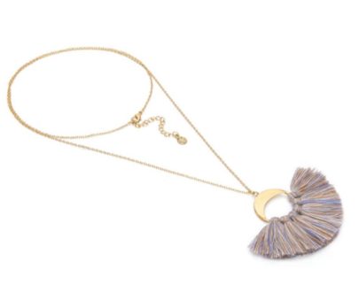 Collana frange mix pendente