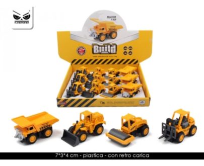 Mini macchinine da lavoro