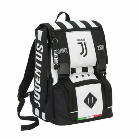 Juventus Schoolpack Seven - Zaino + astuccio 3 zip + orologio