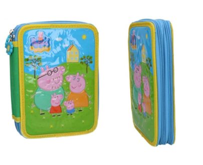 Astuccio 2 zip completo - Peppa Pig