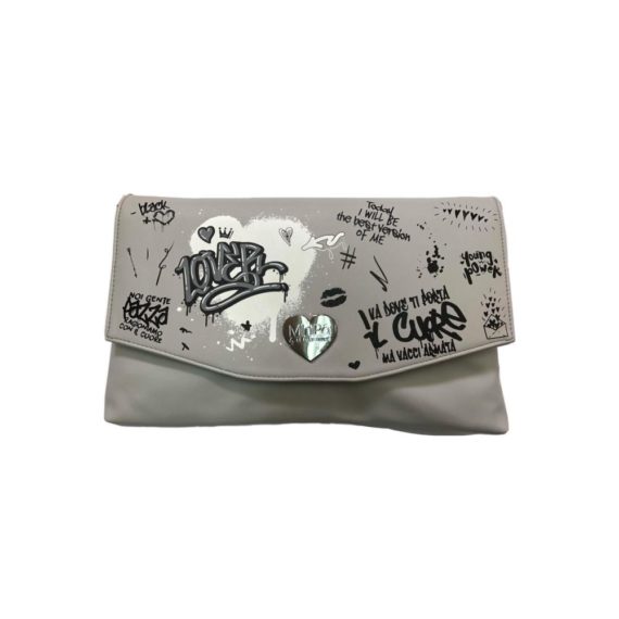 Tracolla Pochette Graffiti Imperfezione Grey