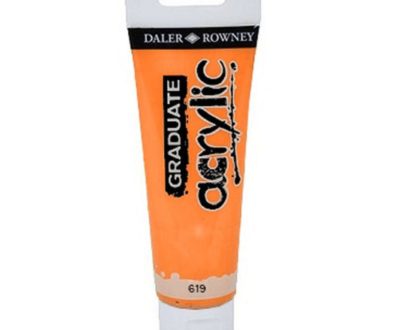 DALER-ROWNEY Colori acrilici GRADUATE 120 ml - 619 CADMIUM ORANGE HUE - Art. No. 123120619