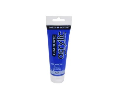 Daler Rowney Colore acrilico fine Graduate tubo 120 ml blu oltremare - Art. No. 123120123
