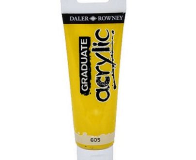 DALER-ROWNEY Colori acrilici GRADUATE 120 ml - 605 Cadmium yellow hue -Art. No. 123120605