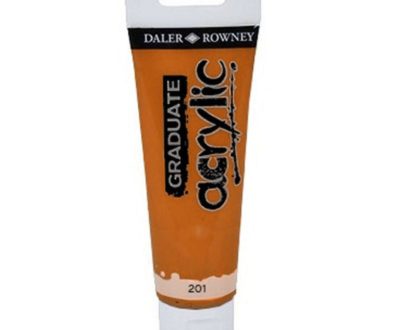DALER ROWNEY-Colori acrilici GRADUATE 120 ml - 201 BURNT SIENNA - Art. No. 123120201