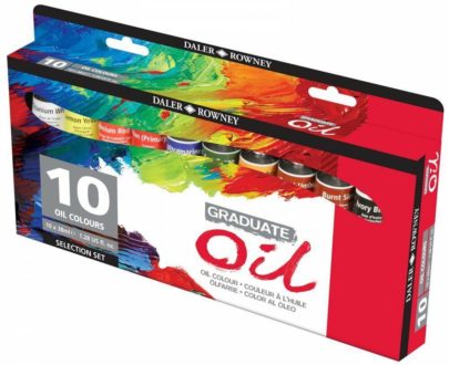 DALER ROWNEY Graduate Oil - 10 Colour Set -REF:117 900 100