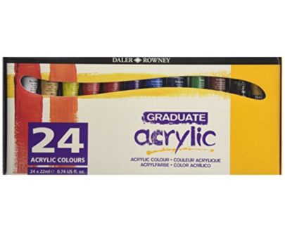 DALER ROWNEY-SET 24 COLORI ACRILICI GRADUATE 22ML- REF: D 123 900 024