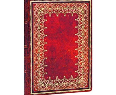 Diario a copertina rigida - Collezione Antica Pelle - Foglia d'oro - 240 Pagine