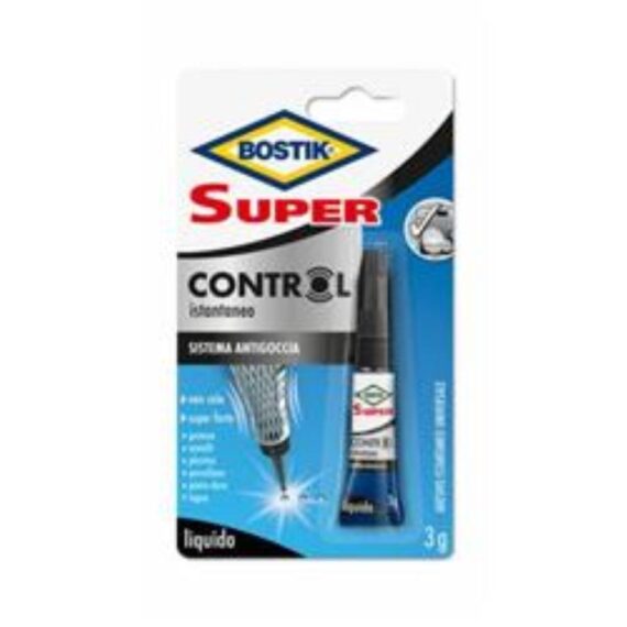 Adesivo istantaneo universale Bostik - Super Control 3 gr