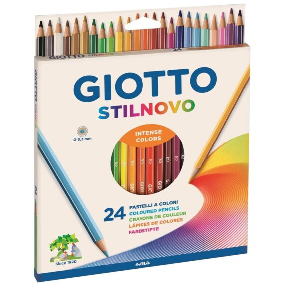 Colori pastelli 24 pezzi - Giotto Stilnovo