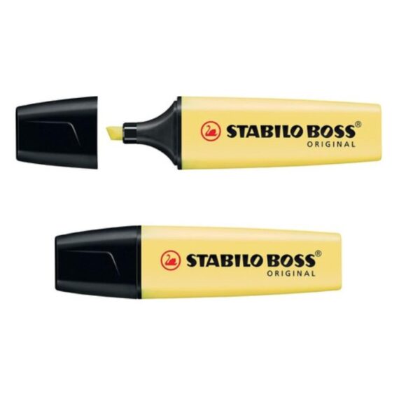 EVIDENZIATORE STABILO BOSS - COLORI PASTELLO - GIALLO BANANA