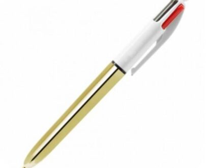 Penna  sfera scatto4 Colors Shine  (Oro) - Bic