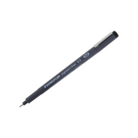 Pennarello pigment liner nero 0.3 mm graduate - Staedtler