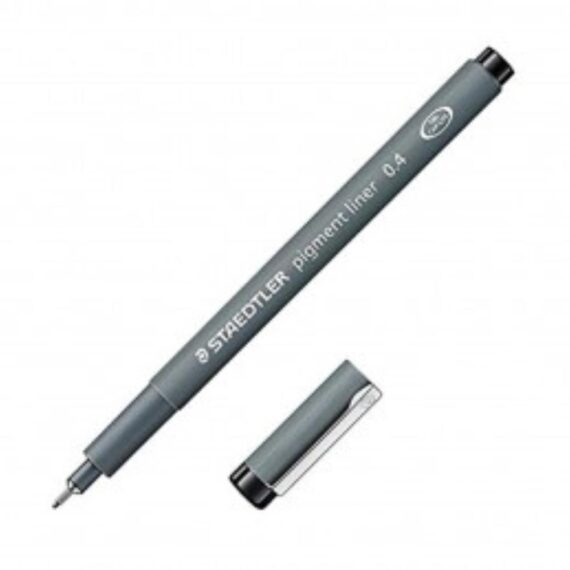 Pennarello pigment liner nero 0.4 mm graduate -Staedtler