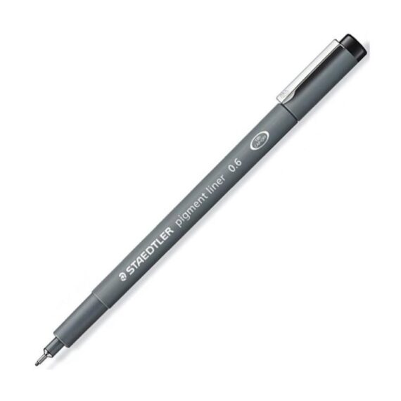 Pennarello pigment liner nero 0.6 mm graduate - Staedtler