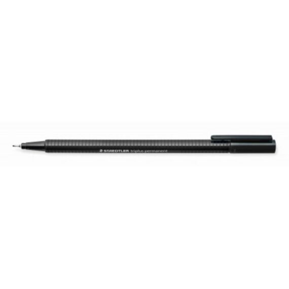 Penna triplus permanent punta 0.3 mm - Staedtler - Nero