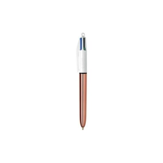 Penna sfera a 4 scatti - Multicolore Rose Gold - Bic