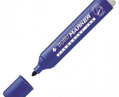 TRATTO MARKER PUNTA A SCALPELLO BLU