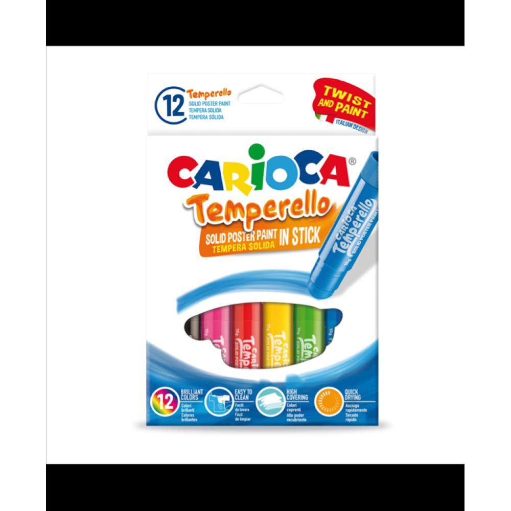12 PEZZI SET STICK TEMPERELLO - Carioca