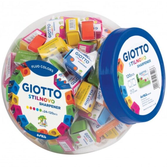 Temperino 1 Foro in Plastica Colori Assortiti - Fila