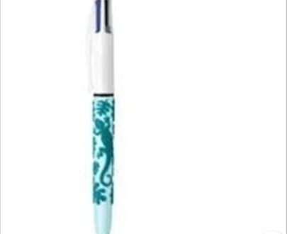 Penna sfera a scatto  4 colori - VELVET BLU GEKO - Bic