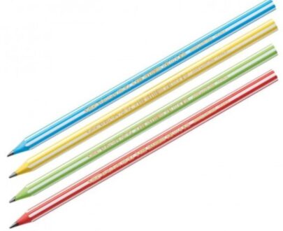 Matita evolution stripes colori assortiti - Blu/Verde/Giallo /Arancio