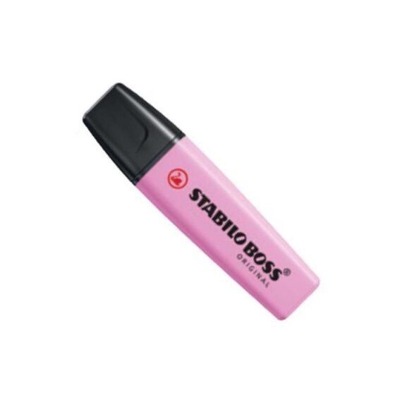 EVIDENZIATORE STABILO BOSS - COLORI PASTELLO -  ROSA