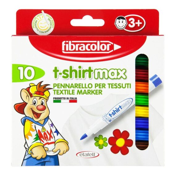 Pennarelli per tessuti - Confezione 10 colori