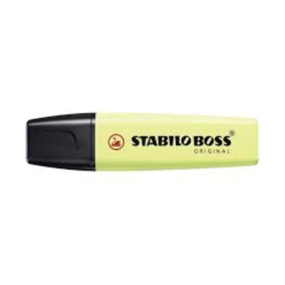 EVIDENZIATORE STABILO BOSS - COLORI PASTELLO - LIME