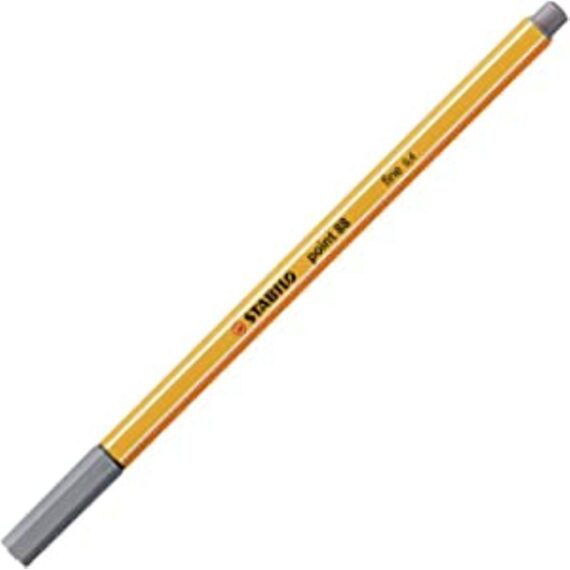 Penna Graduate point 88 fine 0.4 - Grigio scuro - Stabilo