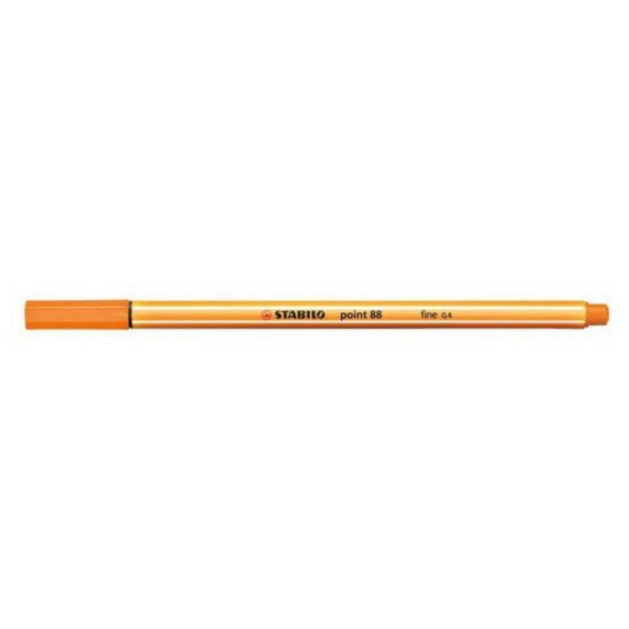 Penna Graduate point 88 fine 0.4 - Arancione - Stabilo