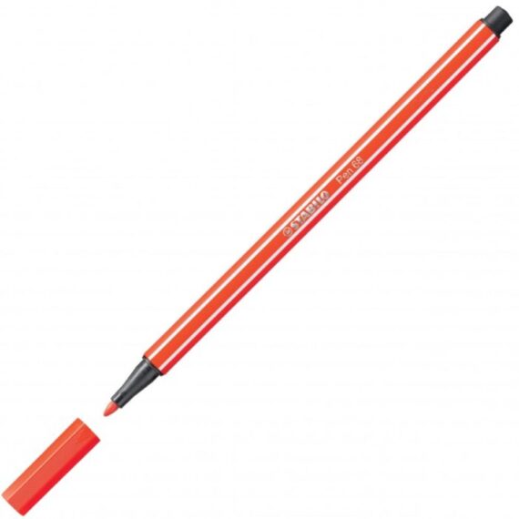 PENNARELLI PEN 68 - STABILO - ROSSO CHIARO