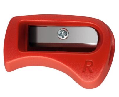 TEMPERAMATITE IN PLASTICA 1 FORO  PER DESTRIMANI - STABILO - ROSSO