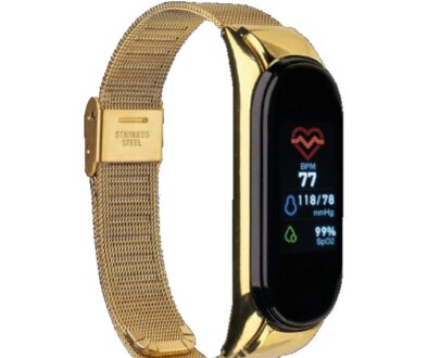 Orologio digitale Smart Brand 2 - Acciaio maglia punto Milano - Gold