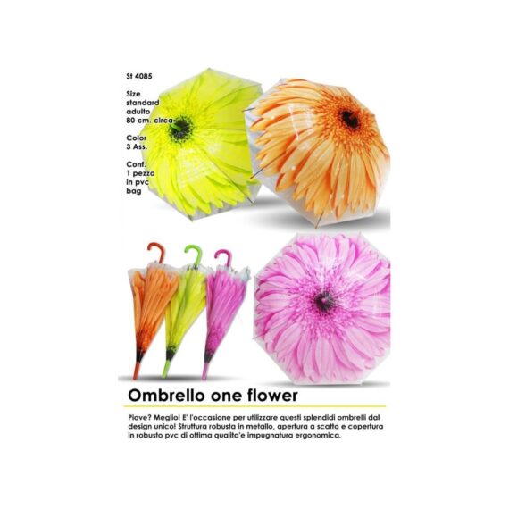 OMBRELLO ONE FLOWER 80 CM