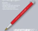 Penna a Sfera Media inchiostro Royal Blue - colore rosso - LEUCTTURM1917