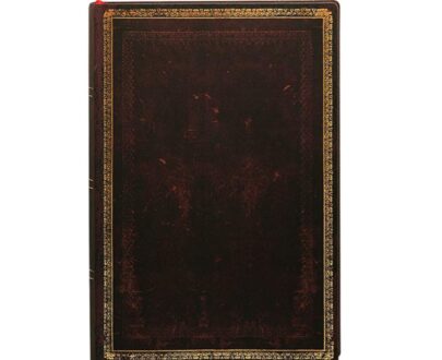 Taccuino Paperblanks -Collezione Antica Pelle Nero marocchino - 176 pagine
