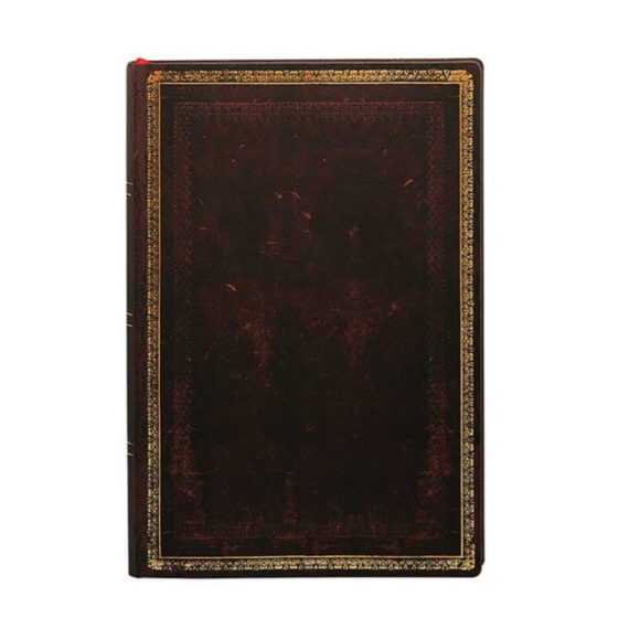 Taccuino Paperblanks -Collezione Antica Pelle Nero marocchino - 176 pagine