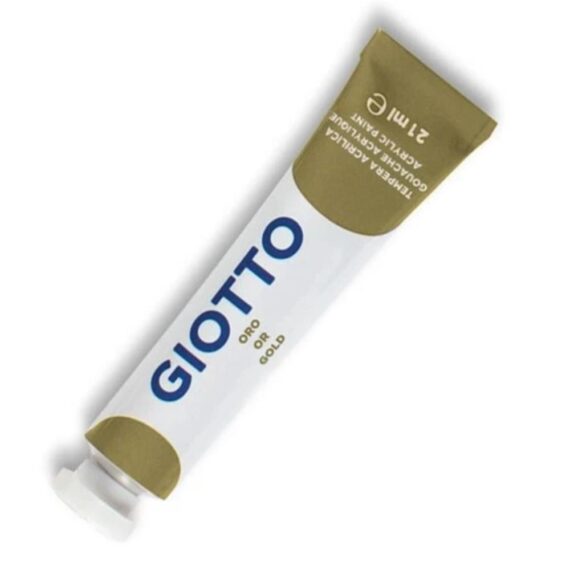 Tempera acrilica tubo 21ml - Oro - GIOTTO