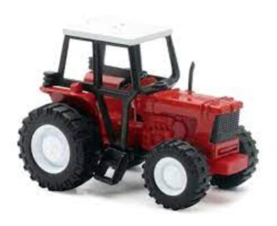 Trattore metallico scala 1:32 colori rosso/verde/blu