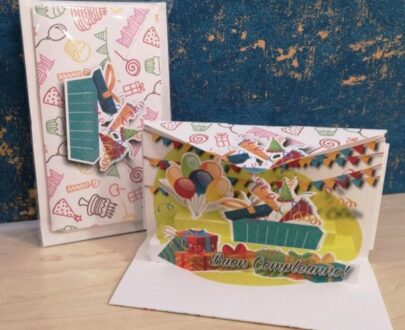 Biglietti augurali porta soldi - Buon Compleanno - Origamo