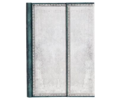 Diario a copertina rigida - Collezione Antica Pelle - Salice bianco - Interno bianco