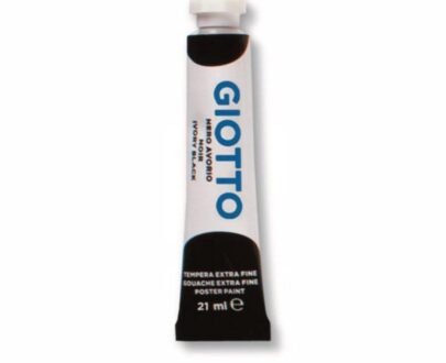 Tempera acrilica tubo 21 ml - Nero avorio - GIOTTO